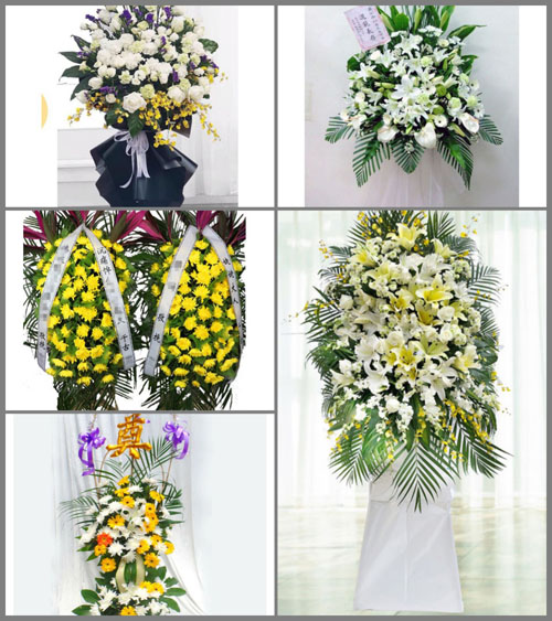 福建三明沙县郑湖乡白事花篮预定